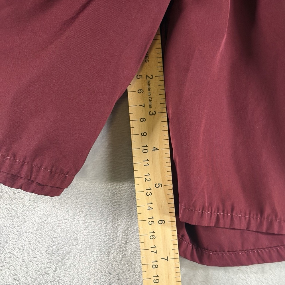 Danny Duncan Athletic Shorts Mens M Burgundy Elastic Waist Merch Polyester - Picture 3 of 8